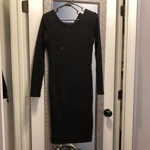 Jlo mid length sparkle dress